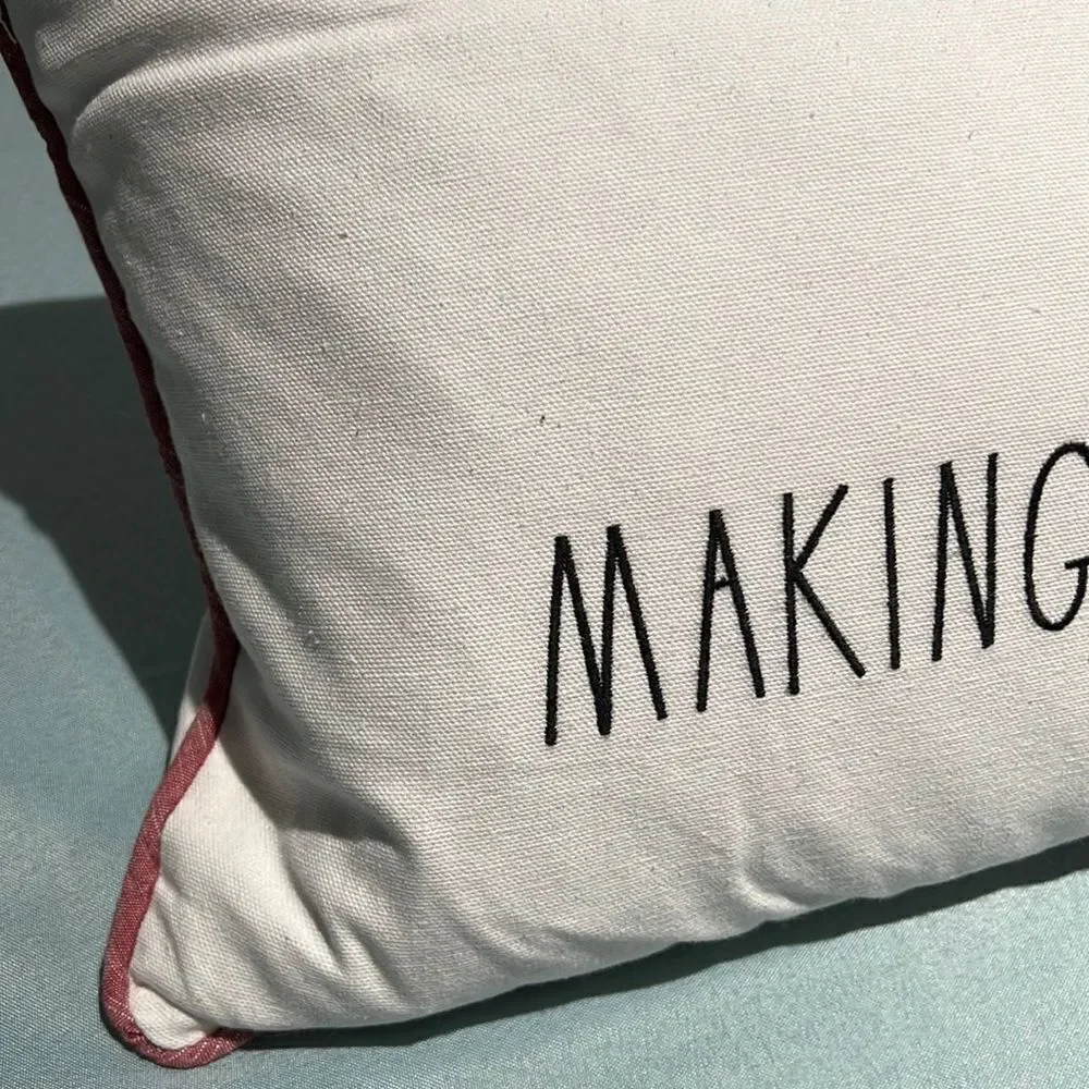 Rae Dunn‎ Making Spirits Bright Christmas Pillow